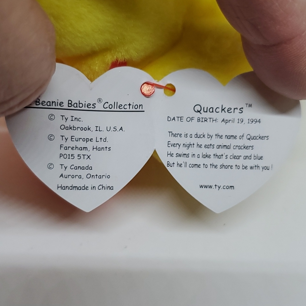 NWT Beanie Babies Quacker Duck - Picture 4 of 5